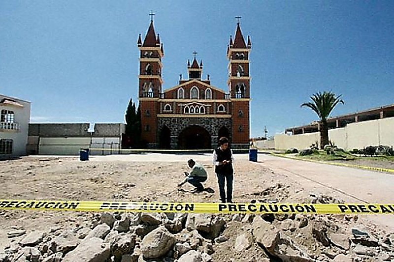 Impune destrucción de capilla en San Pablo del Monte